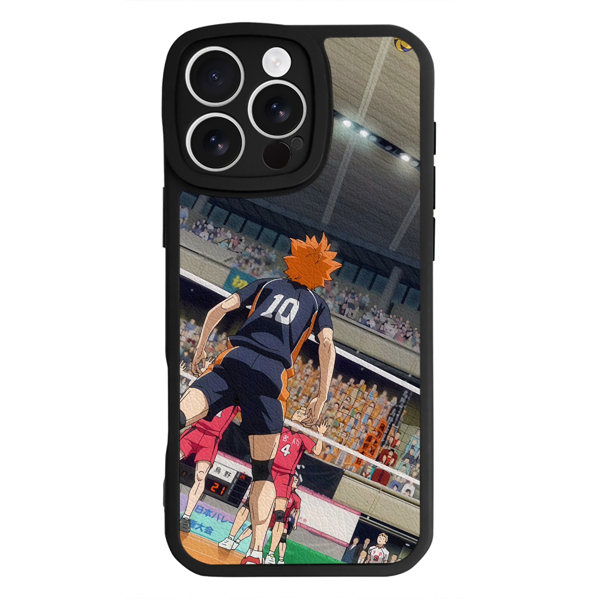 （画像用） ハイキュー!! Haikyu!! 【iPhone 16シリーズ対応】シリコンスマホケース（レザー調） 材質：シリコン